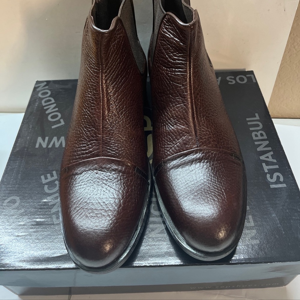 Men's Boots Ankle  Shoes %100 GENUINE LEATHER by Paul Branco Made In Turkey